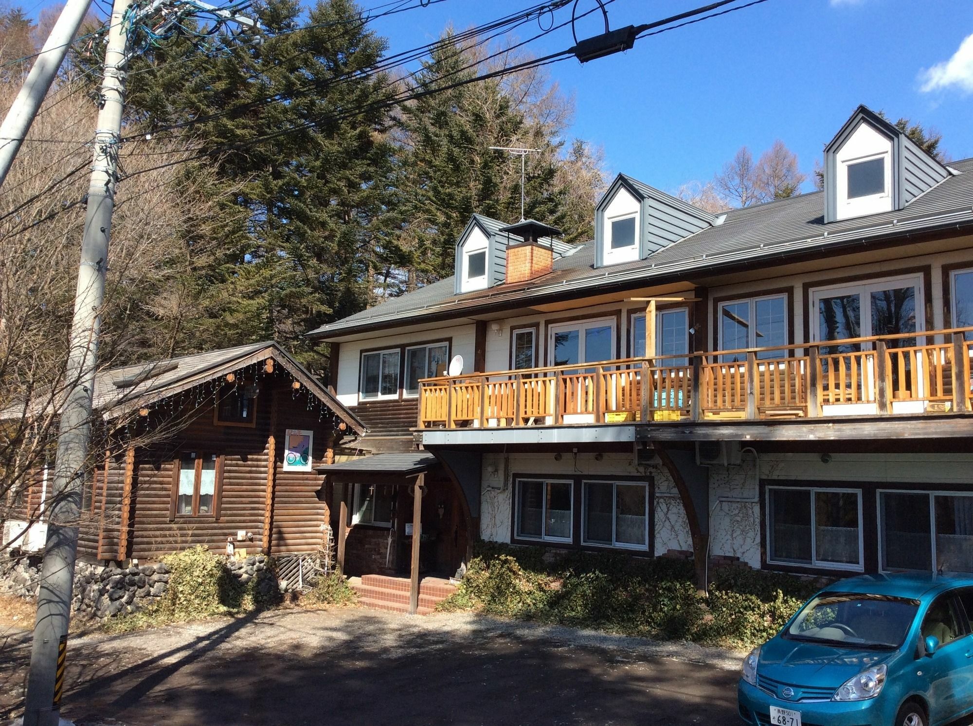 Pension And Log Cottage Hoshinoko 가루이자와 외부 사진